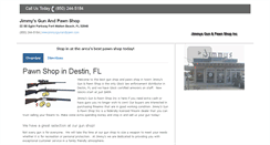 Desktop Screenshot of jimmysgunandpawn.com